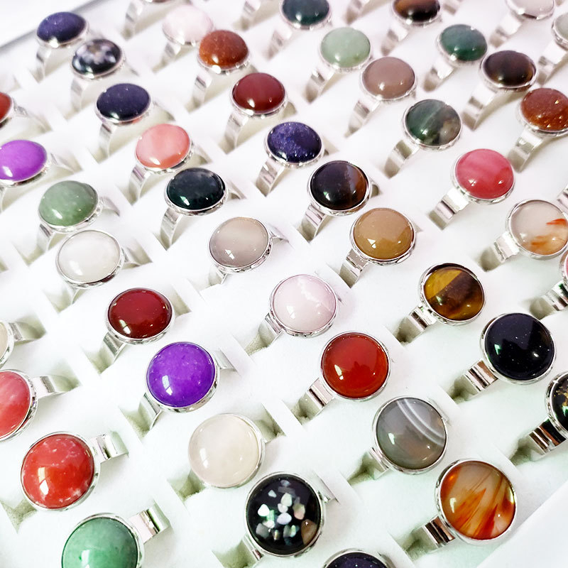 Set 20 Nhẫn Đá Bạc Thời Trang Cho Nữ