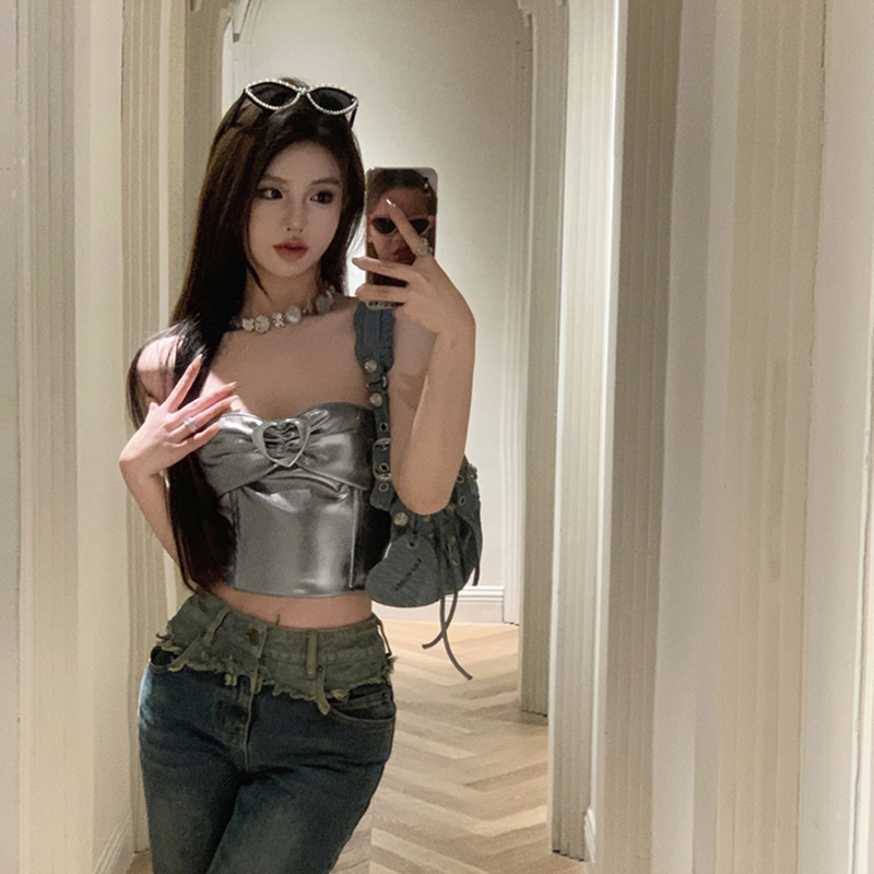 Áo Ống Cổ Thuyền Màu Trơn Hở Lưng Thời Trang Mùa Hè Cho Nữ