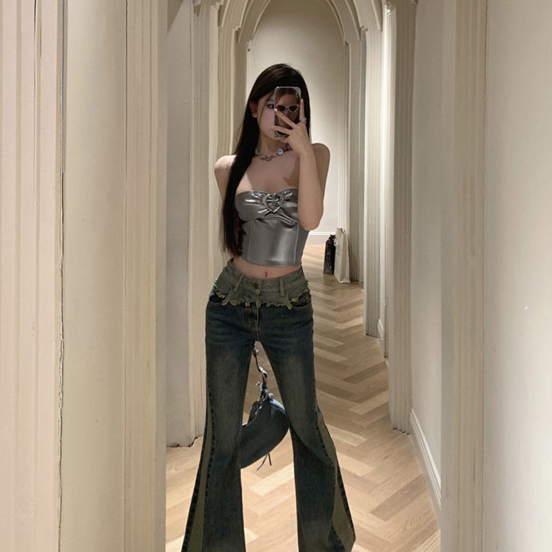 Áo Ống Cổ Thuyền Màu Trơn Hở Lưng Thời Trang Mùa Hè Cho Nữ