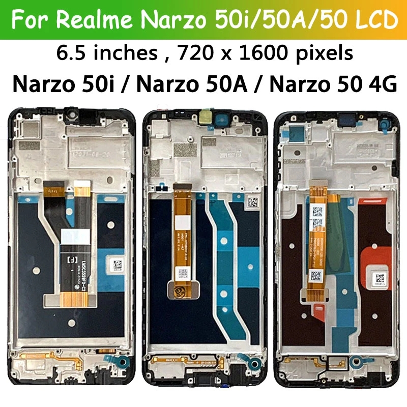 Màn Hình Cảm Ứng LCD Thay Thế Chuyên Dụng Cho OPPO Realme Narzo 50 50A 50i Prime RMX3235
