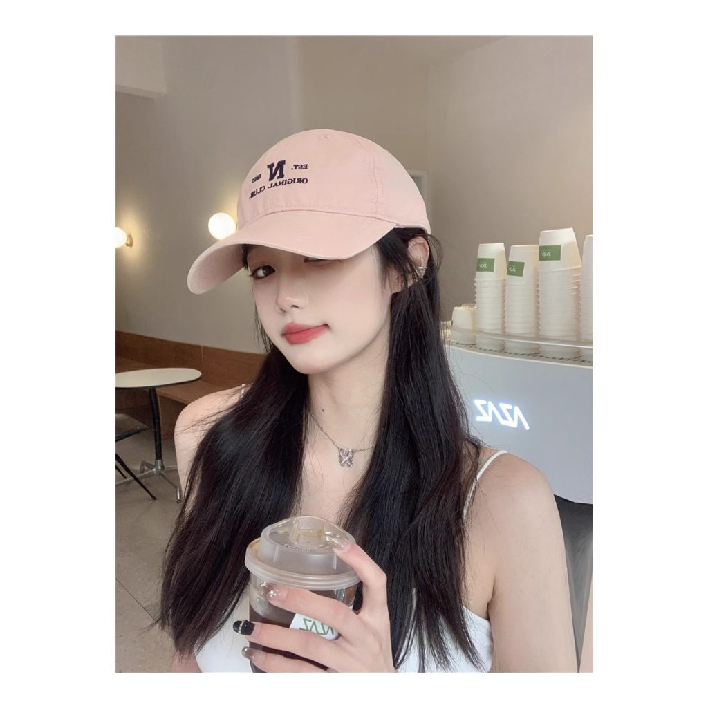 Mũ Lưỡi Trai Thêu Chữ N Phong Cách Hàn Quốc Thời Trang Mùa Hè Cho Nam Và Nữ
