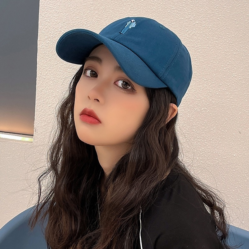 Mũ Lưỡi Trai Thêu Hình Nhân Vật Hoạt Hình Dễ Thương Phong Cách Hàn Quốc Dành Cho Nam Và Nữ