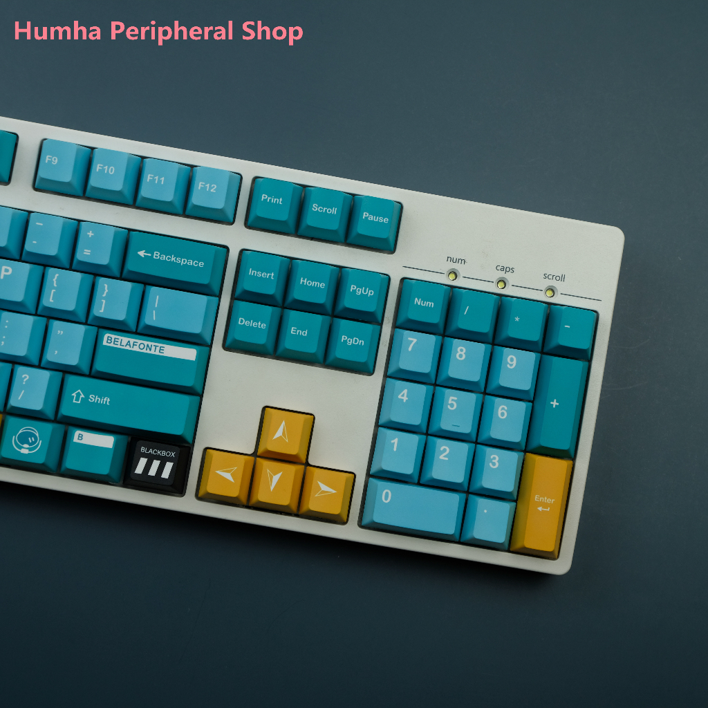 Humha Belafonte Nắp Phím Cơ Cherry profile Bằng Nhựa PBT Nhuộm Màu Cá Nhân Hóa GMK Belafonte
