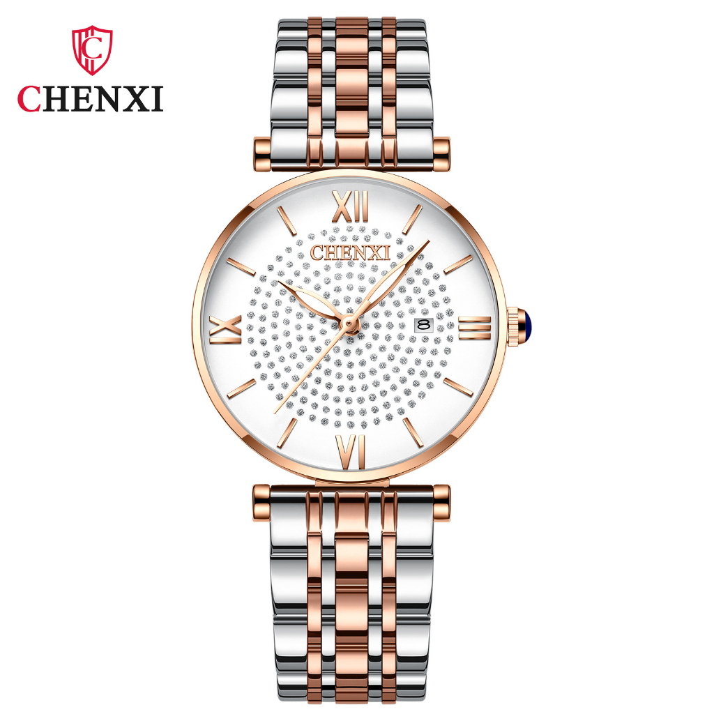 Đồng Hồ Đeo Tay Chexi Dây Da Chống Thấm Nước Sang Trọng Dành Cho Nữ