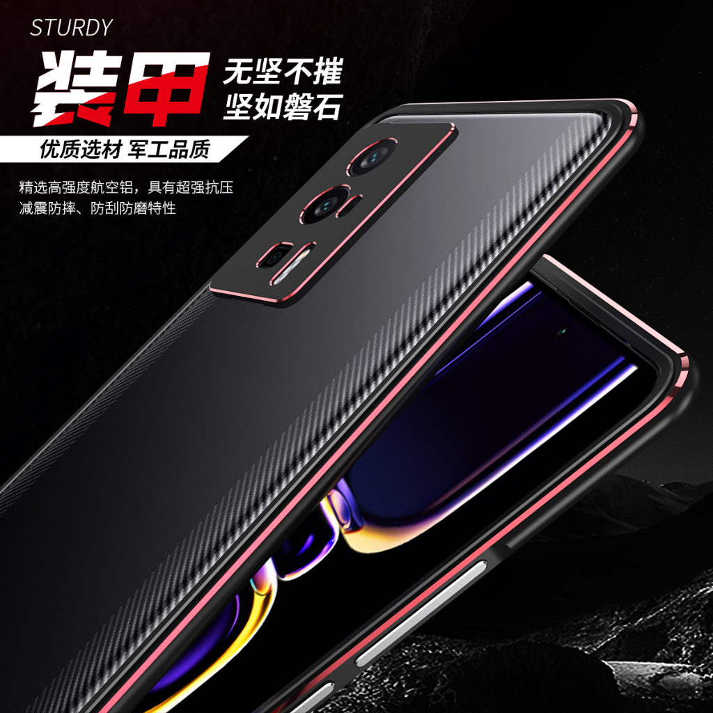 Ốp Điện Thoại Khung Nhôm Chống Sốc Cho Xiaomi Redmi K40 K50 Pro Ultra Redmi K60 Pro