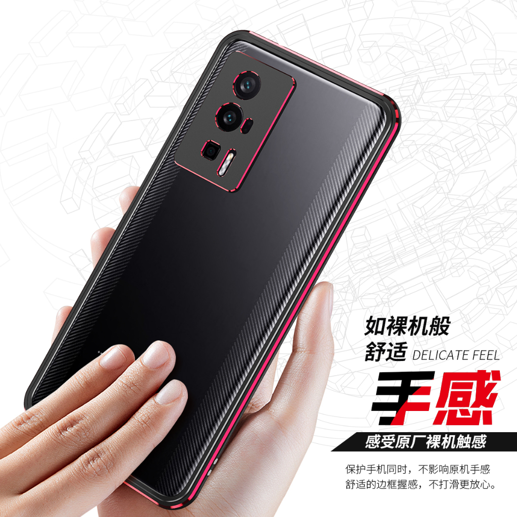 Ốp Điện Thoại Khung Nhôm Chống Sốc Cho Xiaomi Redmi K40 K50 Pro Ultra Redmi K60 Pro