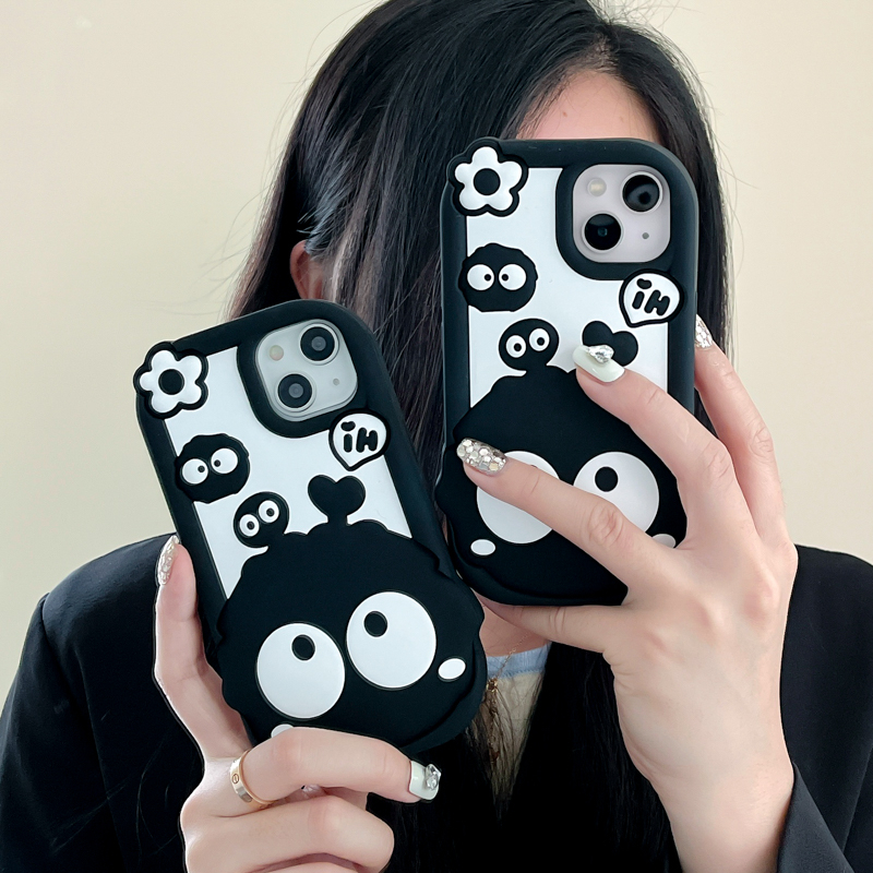 Ốp Điện Thoại Silicone Hình Biểu Tượng Cảm Xúc Cho iPhone 14ProMax 13 iPhone11 12Promax