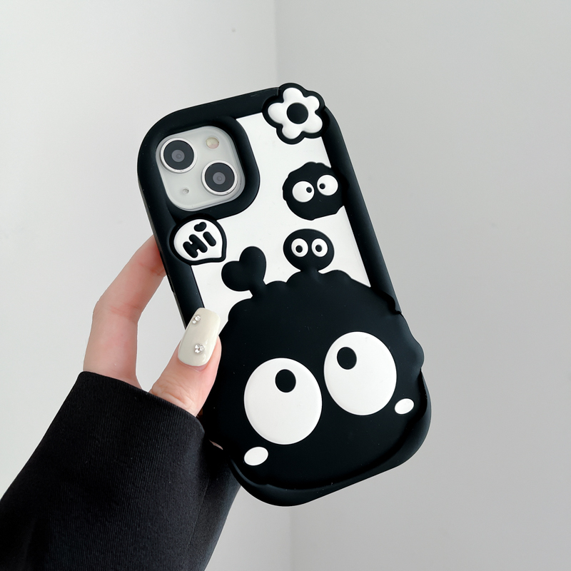 Ốp Điện Thoại Silicone Hình Biểu Tượng Cảm Xúc Cho iPhone 14ProMax 13 iPhone11 12Promax