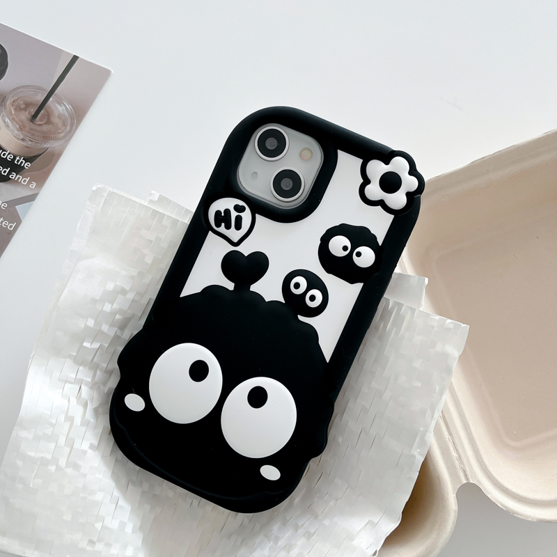 Ốp Điện Thoại Silicone Hình Biểu Tượng Cảm Xúc Cho iPhone 14ProMax 13 iPhone11 12Promax