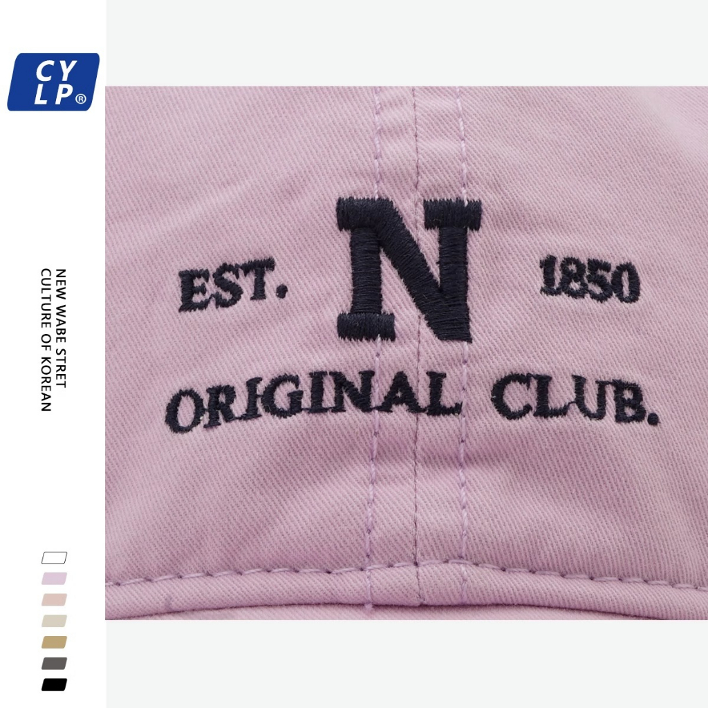 Mũ Lưỡi Trai Thêu Chữ N Phong Cách Hàn Quốc Thời Trang Mùa Hè Cho Nam Và Nữ