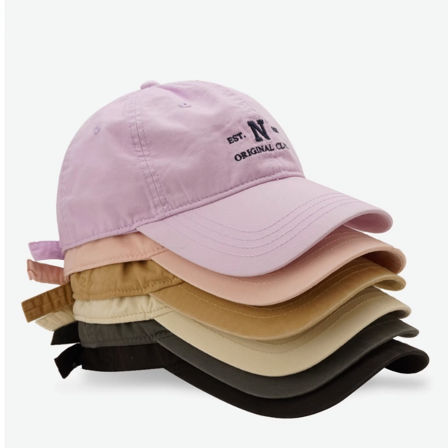 Mũ Lưỡi Trai Thêu Chữ N Phong Cách Hàn Quốc Thời Trang Mùa Hè Cho Nam Và Nữ