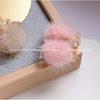 Kf127 Hàng Mới Về Siêu Dễ Thương Lông Sang Trọng Bóng Kích Thước Nhỏ Kẹp Tóc Phụ Kiện