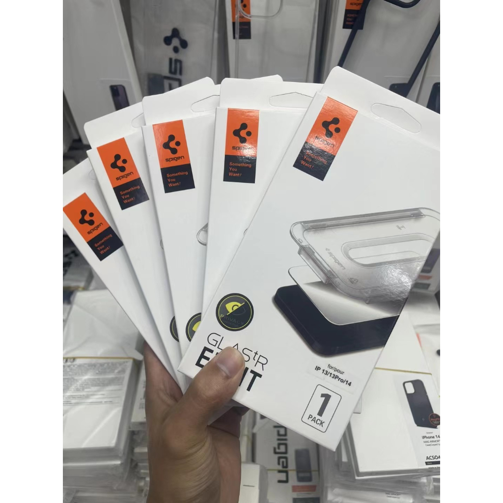 SPIGEN Miếng Dán Bảo Vệ Màn Hình Điện Thoại iPhone 13 14 Pro Max