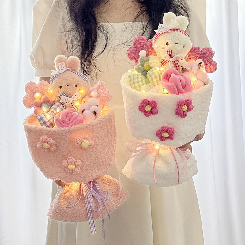 NiceOne  Bó hoa sang trọng cho giáo viên nữ Chi tiết tinh tế Mềm mại thoải mái hoạt hình búp bê