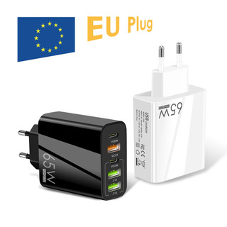 Củ sạc nhanh 65w cổng usb type c 3.0 5 cổng 2pd + 3usb cho ios android