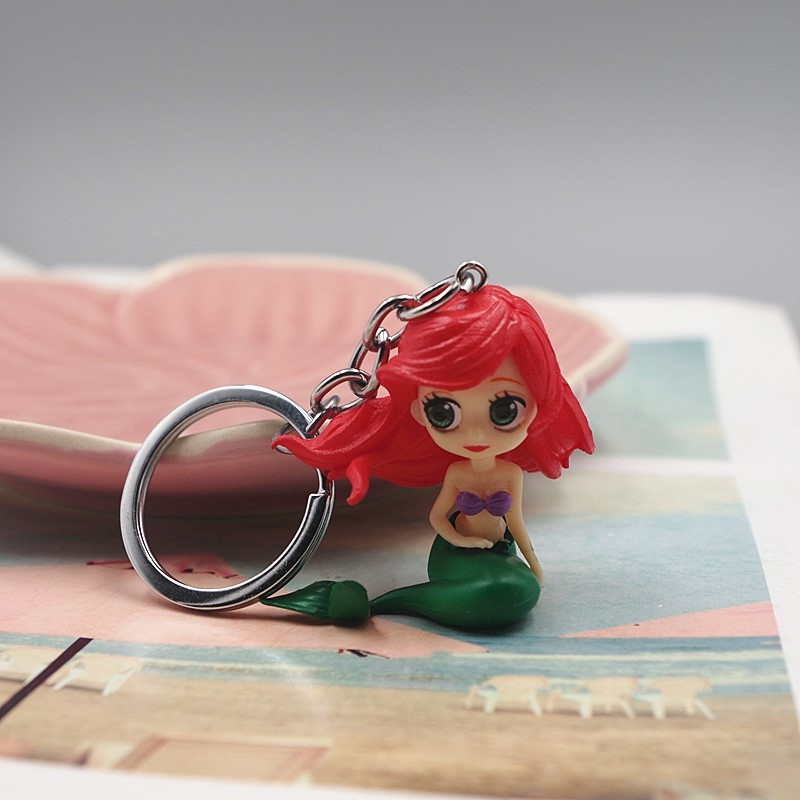 Bộ 4 Mô Hình Công Chúa Disney Bạch Tuyết Ariel Mulan Mulan Rối Rapunzel Trang Trí Bánh Kem Bằng PVC