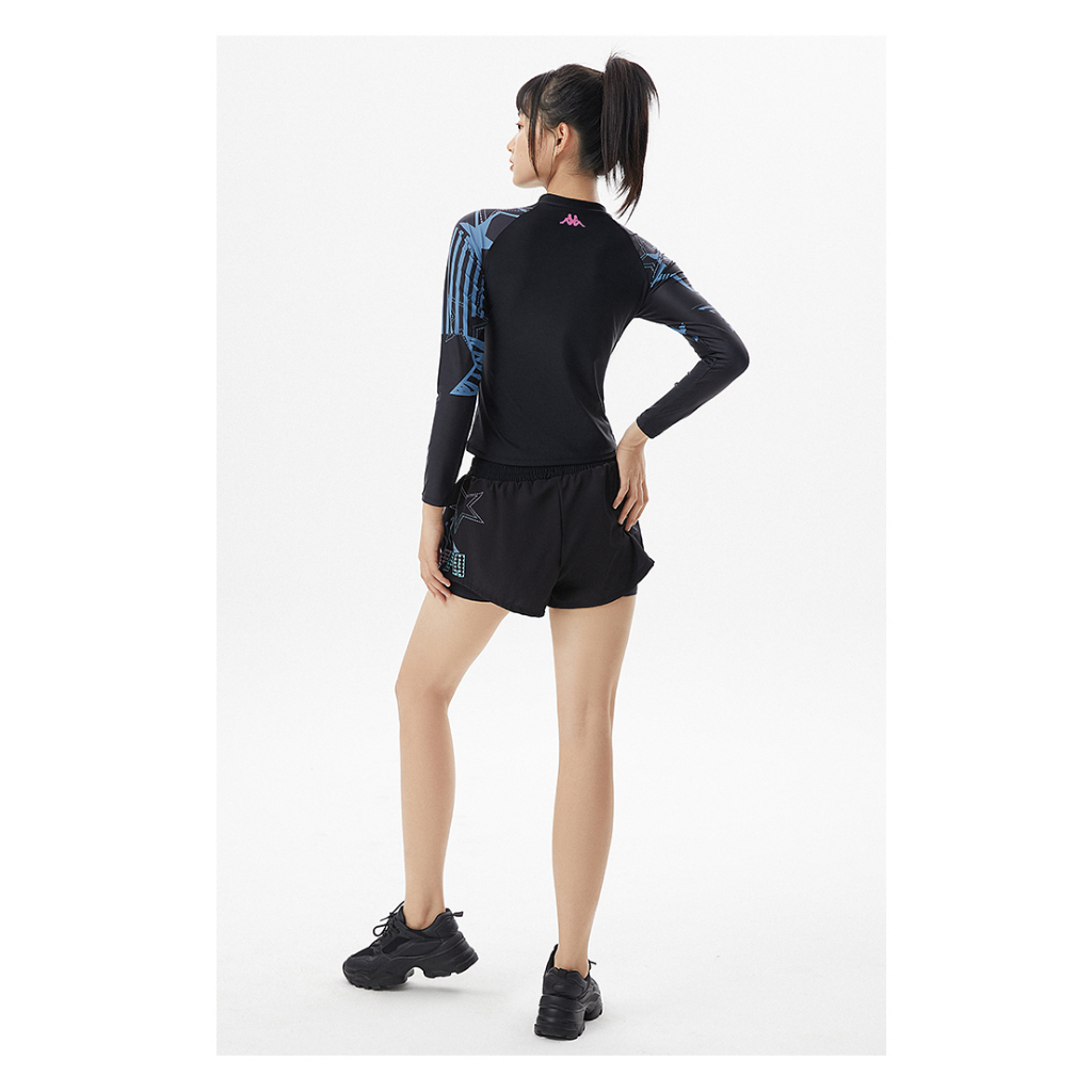 Bộ Đồ Bơi 2 Mảnh Kappa Tay Dài Cho Nữ