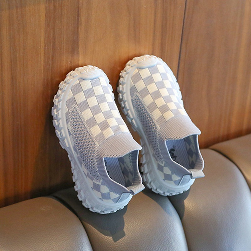 Giày Thể Thao Đế Mềm Phối Lưới Thoáng Khí Thoải Mái Thời Trang Cho Bé