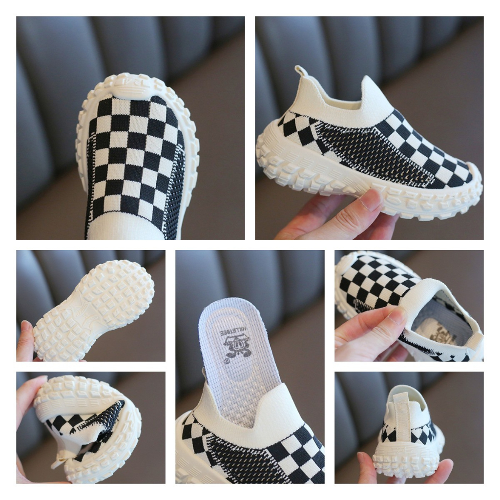 Giày Thể Thao Đế Mềm Phối Lưới Thoáng Khí Thoải Mái Thời Trang Cho Bé