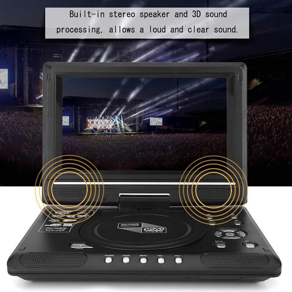 Máy Phát DVD VCD / CD / USB 9.8 Inch Hỗ Trợ Đài FM Di Động Đa Ứng Dụng