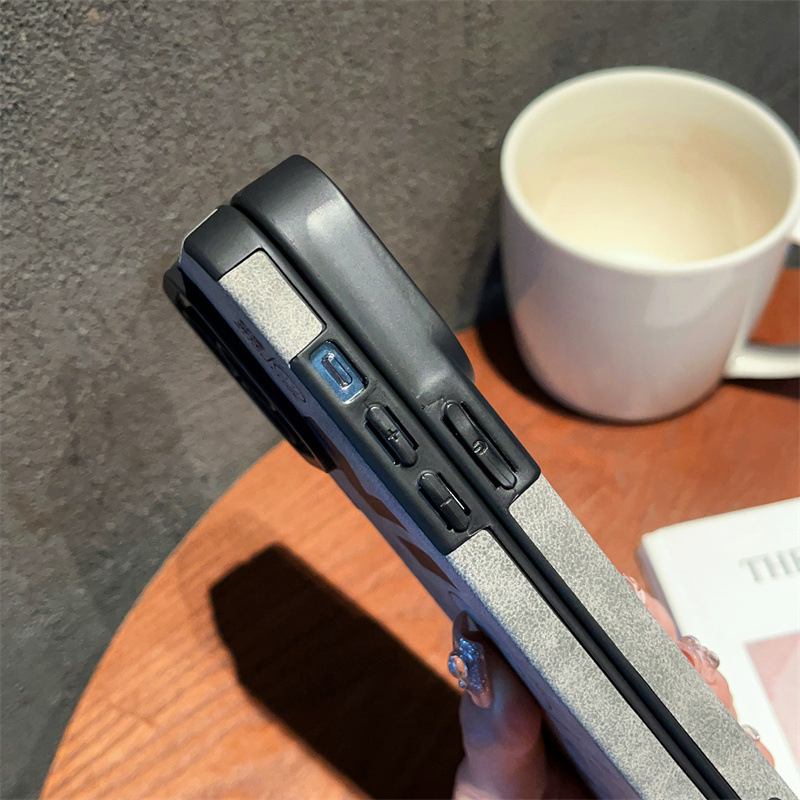 Vỏ Bao Da Điện Thoại Mềm Chống Dấu Vân Tay Cho iPhone 11 7plus 6s plus 8plus 13 14promax 12 xsmax xr 12Promax 11Pro 7 / 8 14 12Pro Ốp