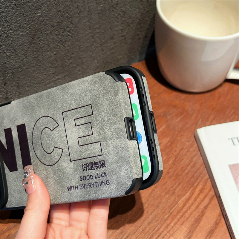 Vỏ Bao Da Điện Thoại Mềm Chống Dấu Vân Tay Cho iPhone 11 7plus 6s plus 8plus 13 14promax 12 xsmax xr 12Promax 11Pro 7 / 8 14 12Pro Ốp