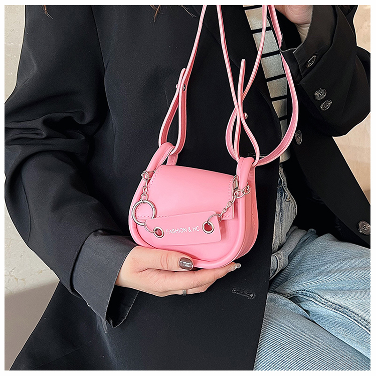 JUST STAR Túi Đeo Chéo Mini Y2K mini Chất Liệu Da PU Màu Trơn Phong Cách Phương Tây Thời Trang Cho Nữ