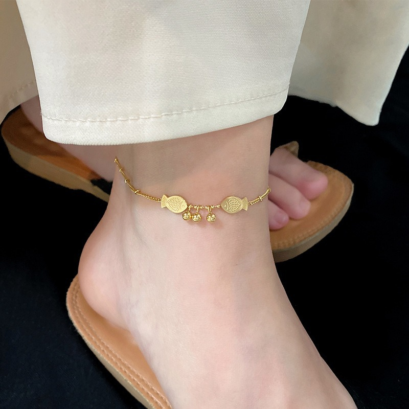 Vòng Tay Thép Titan Mạ Vàng 18k Sang Trọng  vòng tay không thấm nước không phai màu S20L1
