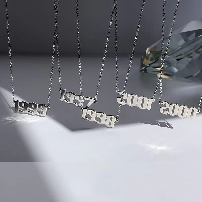 Vòng cổ Thép Không Gỉ 1997 1998 1999 Năm Mới