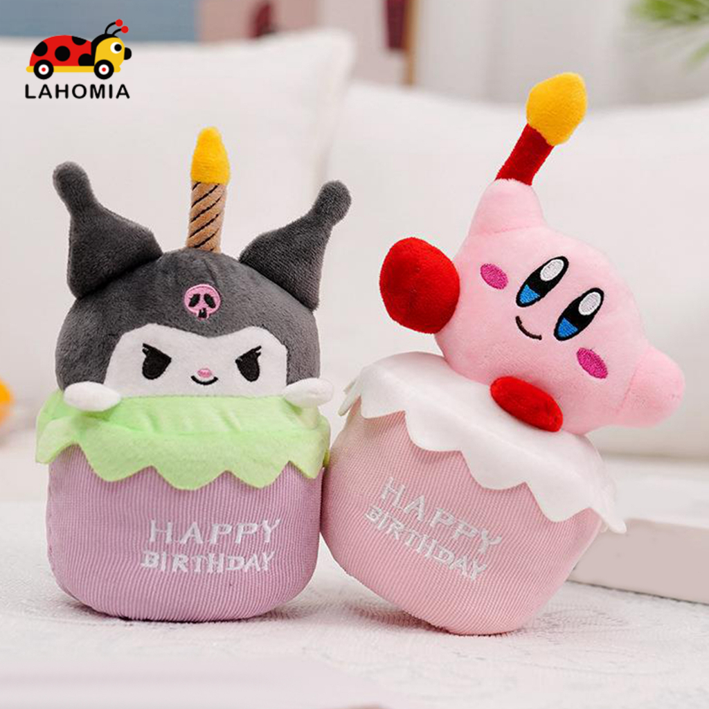 LAHOMIA Búp Bê Nhồi Bông Hình Bánh Kem Sinh Nhật Dễ Thương Kulomi Chó quế