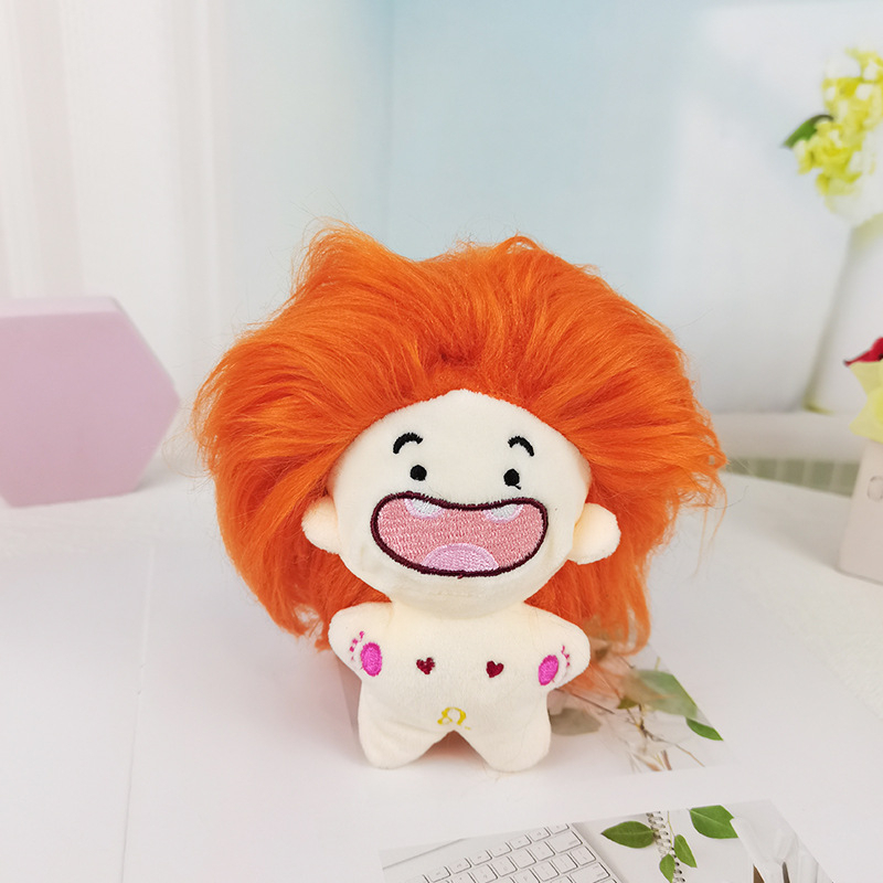 LAHOMIA Búp Bê Nhồi Bông 10cm Hình Cung Hoàng Đạo Dễ Thương Tóc Chiên Dễ Quà Tặng Sinh Nhật