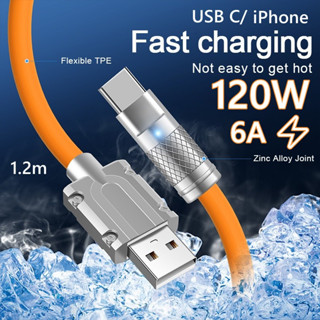 Dây Cáp Sạc 120W 6A Cho iPhone Xiaomi 1.2m