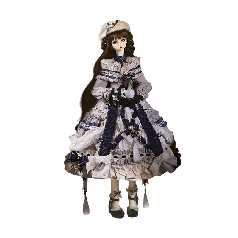 Bộ Trang Phục Búp Bê bjd 1 / 3 Gồm Áo + Chân Váy + Mũ Sapphira