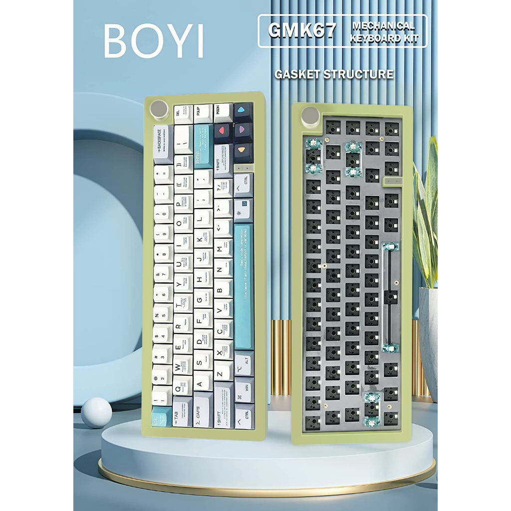 Bàn Phím Cơ GMK67-65% Bluetooth 5.0 / 2.4G / Type-C 65% Không Dây Chất Lượng Cao