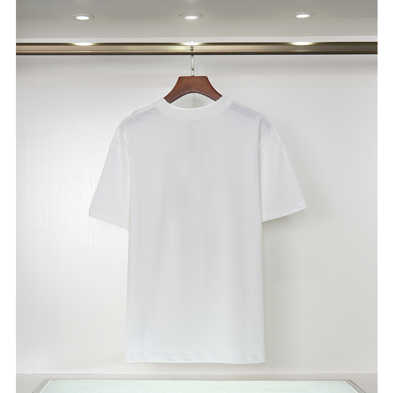 Moncler Áo Thun cotton Ngắn Tay Thêu Họa Tiết Thời Trang Cho Nam Nữ