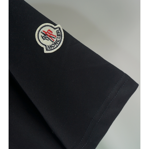 Moncler Áo Thun cotton Ngắn Tay Thêu Họa Tiết Thời Trang Cho Nam Nữ