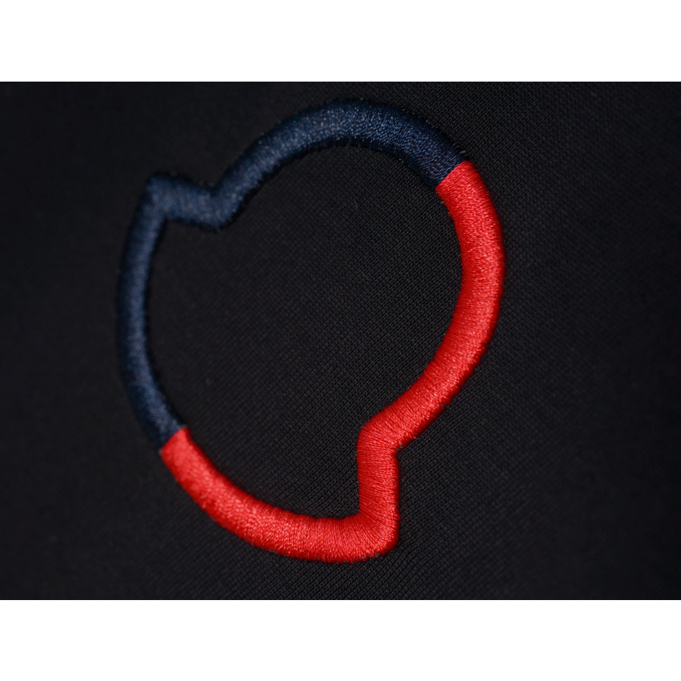 Moncler Áo Thun cotton Ngắn Tay Thêu Họa Tiết Thời Trang Cho Nam Nữ