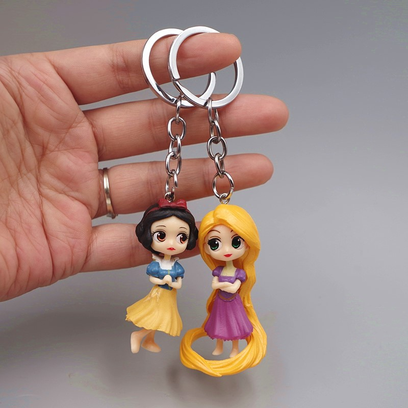 Bộ 4 Mô Hình Công Chúa Disney Bạch Tuyết Ariel Mulan Mulan Rối Rapunzel Trang Trí Bánh Kem Bằng PVC