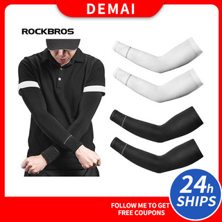 Rockbros 1 Cặp Găng Cánh Tay Làm Mát Chống Tia UV Phù Hợp Cho Các Hoạt Động Thể Thao / Đạp Xe / Chạy Bộ