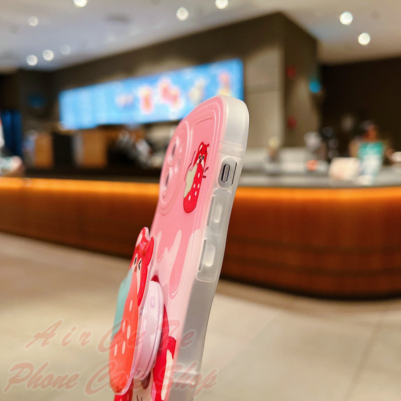 Ốp lưng OPPO F11 Pro F9 F7 F5 F1s Reno 10 8 8T 8Z 7 7Z 5 4 4G 5G Reno10 Reno8 T Z Reno8T Reno8Z Reno7 Reno7Z Realme 5 5i 5S C55 C53 C51 C35 C33 C30 C30S C25Y C21Y C15 C11 C2 2020 2021 Wave Frame Cartoon Bear Popsocket Soft Case