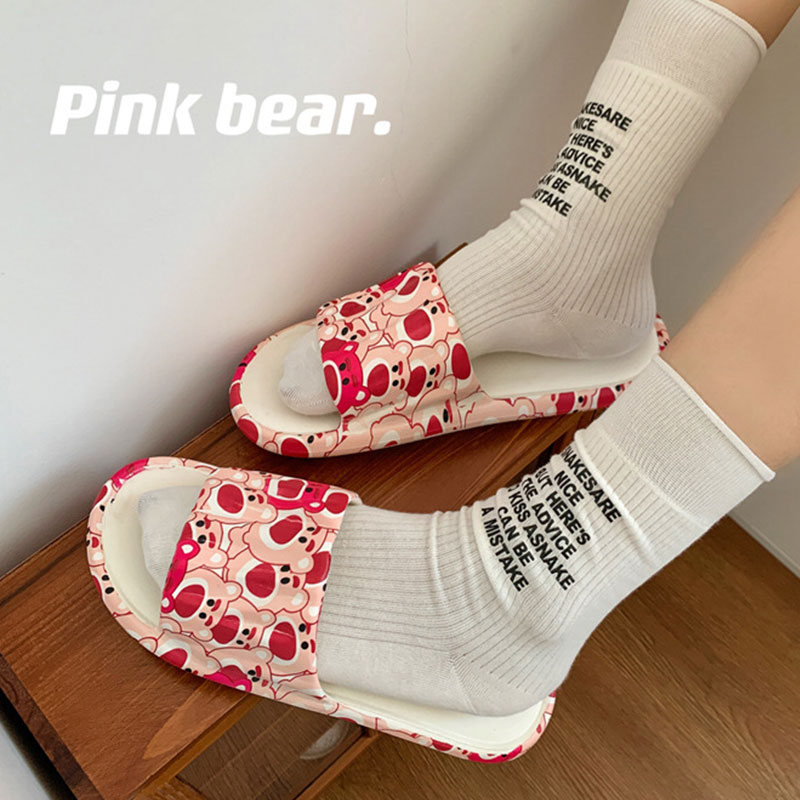 Dép Đi Trong Nhà Mềm Mại Chống Trượt Phong Cách Hàn Quốc Dễ Thương Dành Cho Bạn Nữ