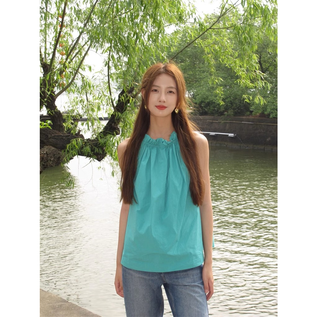 Áo Hai Dây Mùa Hè 2023 Phong Cách Mới Cho Nữ