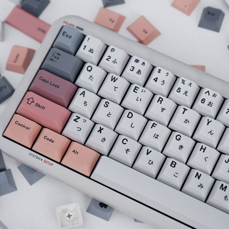 Gmk 129keycaps AJL- Bảng Mạch AJL- Nhật Bản PBT Nhuộm Màu Cherry Cho Máy Tính PC Có Dây Cáp Sạc Được
