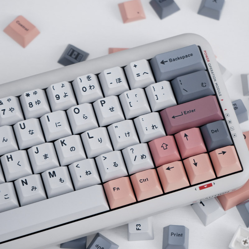 Gmk 129keycaps AJL- Bảng Mạch AJL- Nhật Bản PBT Nhuộm Màu Cherry Cho Máy Tính PC Có Dây Cáp Sạc Được