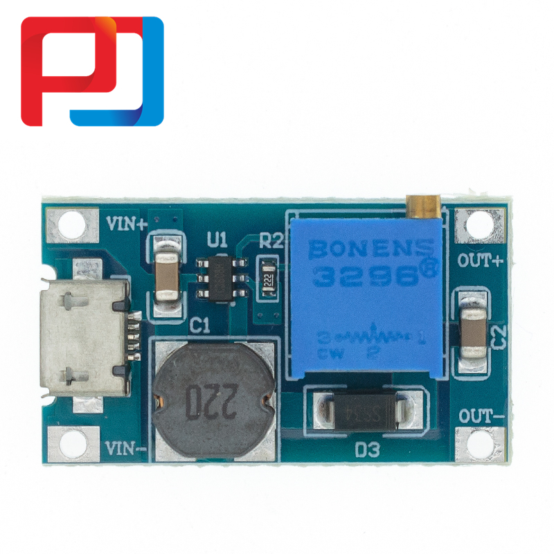 Bảng Mạch Tăng Áp MT3608 DC-DC MAX 28V 2A