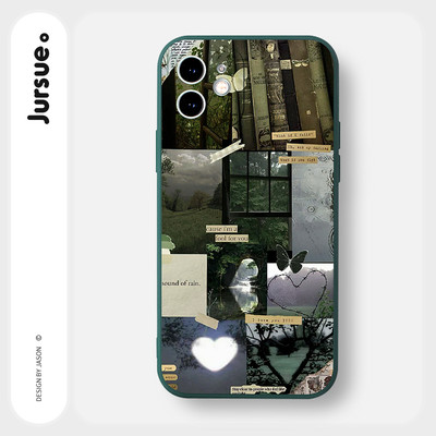Ốp lưng JURSUE mềm chống bẩn hình độc lạ dễ thương đẹp Cho iPhone 17 16 15 14 13 12 11 Pro Max SE 2020 X XR XS ip 8 7 Plus Y3567
