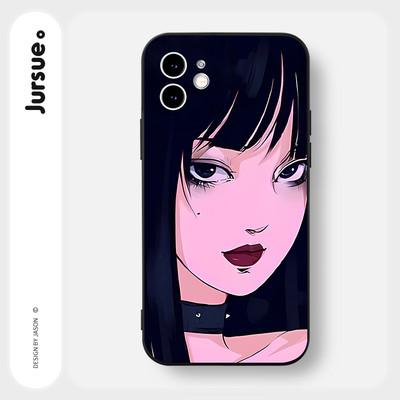 Ốp lưng JURSUE mềm chống bẩn hoạt hình dễ thương đẹp Cho iPhone 17 16 15 14 13 12 11 Pro Max SE 2020 X XR XS ip 8 7 Plus Y3559