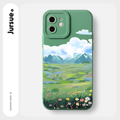 Ốp lưng JURSUE mềm chống sốc hình dễ thương đẹp độc lạ Cho iPhone 17 16 15 14 13 12 11 Pro Max SE 2020 X XR XS ip 8 7 Plus Y3550