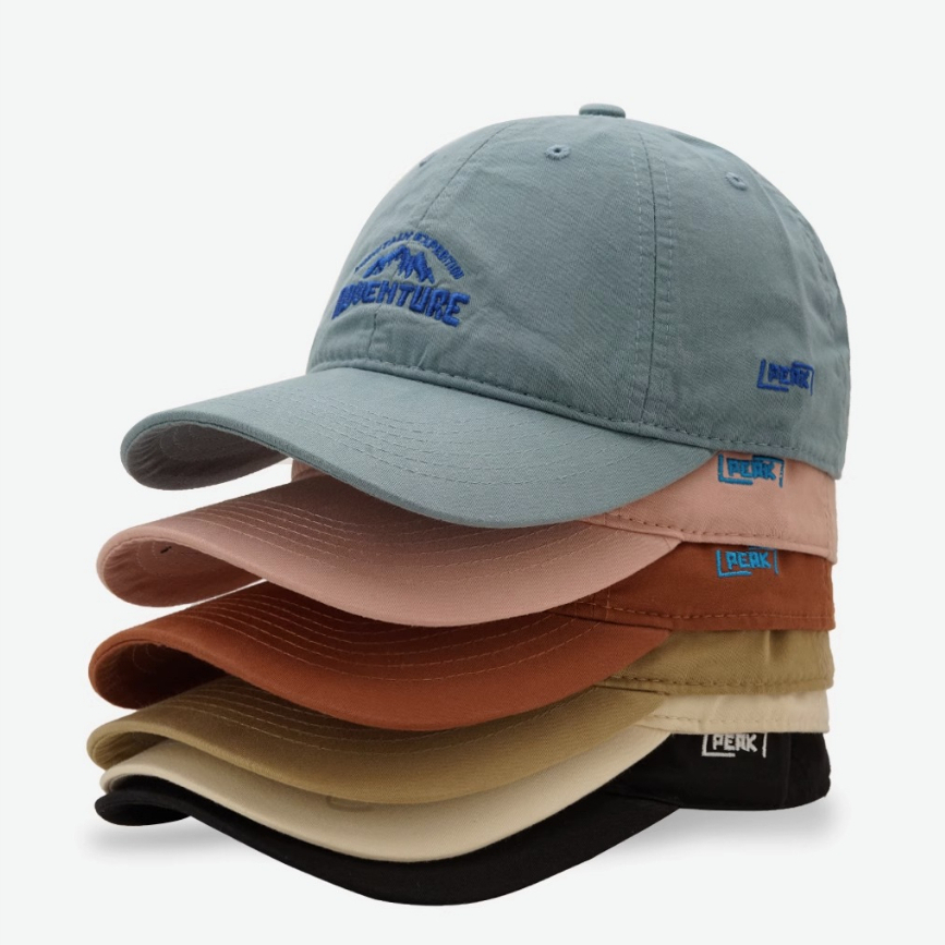 Mũ Lưỡi Trai Mềm Thêu Chữ Phong Cách Đường Phố Mỹ Chất Lượng Cao