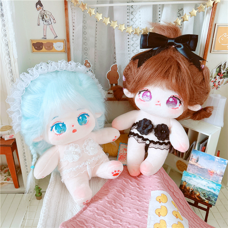 Bộ Đồ Bơi Mùa Đông Karina Giselle 20cm In Họa Tiết Hoa Trắng / Đen / Hồng Dễ Thương Làm Quà Tặng Sinh